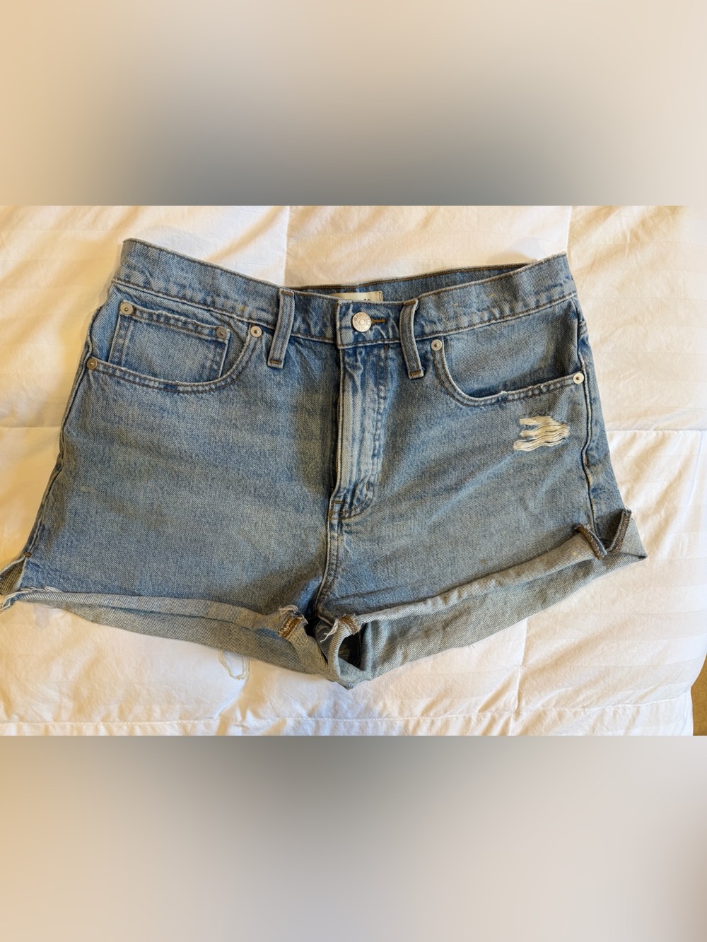 Madewell Light Blue Denim Jean Shorts
